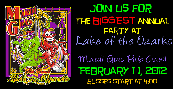 MARDI GRAS Pub Crawl 2012