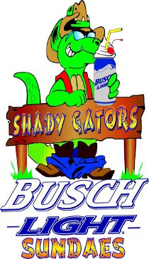 Busch Light Sundaes at Shady & Lazy Gators! 